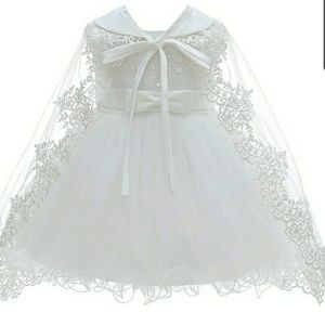 Baby Girls Baptism,Birthday, Photos Dress Satin